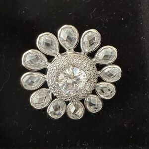 Swarovski floral ring